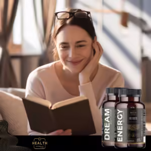 Suplemento Energy Lift Boost com Vitamina B6 para melhorar a saúde mental e o bem-estar.